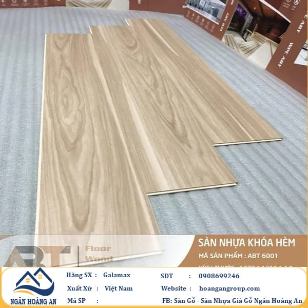 Sàn Nhựa Hèm Khoá ABT6001 4mm